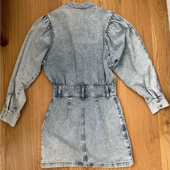 Mango denim dress, size XS, worn once, like new - Picture 4 of 11